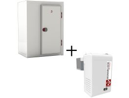 Geheel diepvrieskamer T° -10° -25° samengesteld uit: