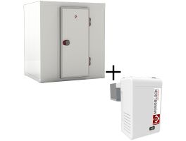 Geheel vrieskamer T° -10° -25° samengesteld uit: