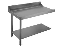 Uitlooptafel "links" configuratie 90° (manden 600x500)