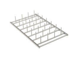 Rooster in aluminium GN1/1, voor 28 aardappelen