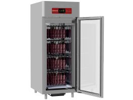 Rijpingskast dry aging voor fijnkost 850 liter geventileerd, 1 glazen deur 20x GN 2/1