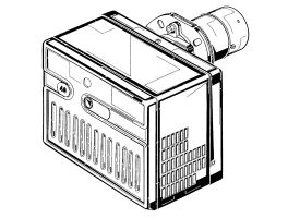Aardgas/GPL brander voor FRM/4G-L & FRM/4G-F
