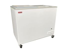 Kofferflessenkoeler combi, 300 liter, vol deksel, glijdend