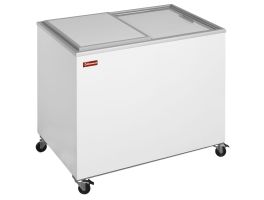 Kofferflessenkoeler, 300 liter, vol deksel, glijdend