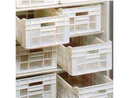 Kit bestaande uit 6 bakken van polyethyleen 500x300xh175 mm