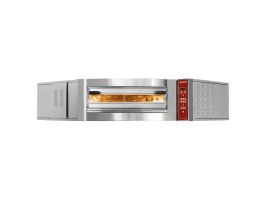 Elektrische oven hoekmodel, 1 kamer 8 pizza's Ø 350 mm