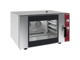 Elektrische convectieoven, 4x GN 1/1 + manuele bevochtiger