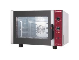 Elektrische convectieoven, 4x GN 2/3 + manuele bevochtiger