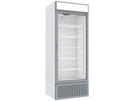 Positieve gekoelde vitrine 715 liter WIT met lichtbak