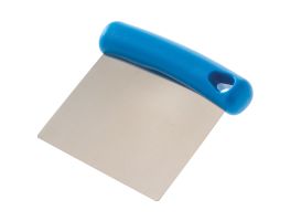 Deegschraper met flexibele roestvrijstalen mes 80x115