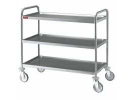 Serveerwagen RVS 3 niveau's