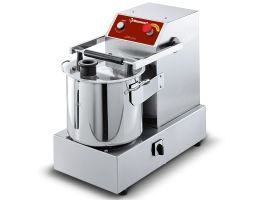 Cutter in R.V.S., 15 liter, tafelmodel, 2 snelheden