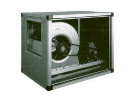 Centrifugale ventilator met omkasting, riemgedreven, 2 snelheden, 5000 m³/u
