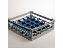Mand 25 glazen Ø 90 mm, h130, Polyprop.