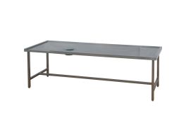 Sorteertafel (rechts) met afvalopening