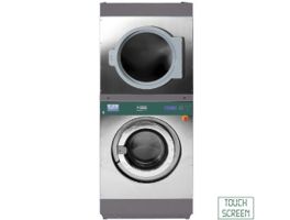 Wasmachine met super centrifugering 14 kg (elektrisch) + roterende droogmachine 14 kg (elektrisch)