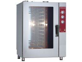 Gas oven stoom-convectie, 11x GN 1/1