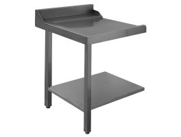 Uitlooptafel "links" configuratie 90° (manden 600x500)