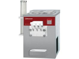 Soft ice-cream machine, 2 smaken + 1 mengsel, 13.5 Kg/u, luchtcondensor