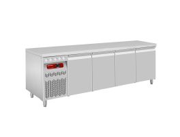 Geventileerde koeltafel, 4 deuren GN 1/1, 550 Lit. groep aan linkerkant
