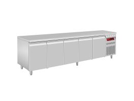 Koeltafel - geventileerde backed 5 deuren GN 1/1, 700 liter