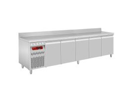 Geventileerde koeltafel "muraal", 5 deuren GN 1/1, 700 Lit. groep aan linkerkant