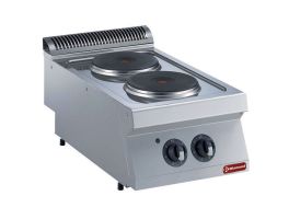 Elektrisch kookfornuis met 2 ronde platen -TOP-