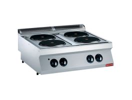 Elektrisch kookfornuis met 4 ronde platen -TOP-