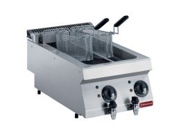 Elektrische friteuse, 2x 5 liter -TOP-