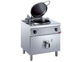 Ronde elektrische kookketel 60 liter, indirecte verwarming