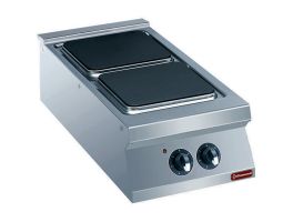 Elektrisch fornuis met 2 platen -top-
