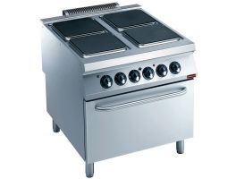 Elektrisch fornuis 4 platen op elektrische oven