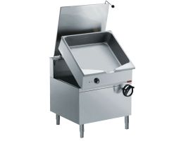 Elektrische kantelbare braadpan, kuip 100 liter, op meubel
