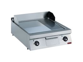 Elektrische bakplaat, 2/3 vlak en 1/3 geribd -TOP-