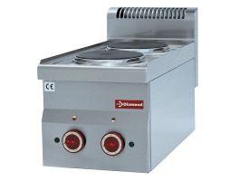 Elektrisch fornuis 2 kookplaten -Top-