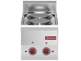 Elektrisch fornuis 2 kookplaten -Top-