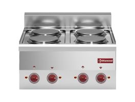 Elektrisch fornuis 4 kookplaten -Top-