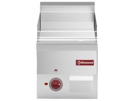 Elektrische braadplaat met vlakke plaat "chroom" -Top-