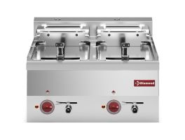 Elektrische friteuse, 2 kuipen 10 liter -Top-
