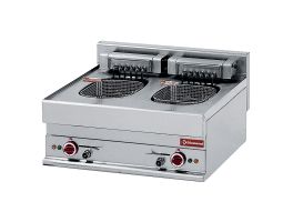 Elektrische friteuse 2 kuipen 10 liter -Top-