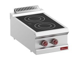Elektrische vitrokeramische plaat met 2 warmte zones -Top-