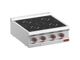 Elektrisch fornuis, 4 inductiezones - Top -