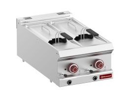Elektrische friteuse 2 kuipen van 7 liter -Top-