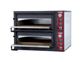 Elektrische oven 2x 6 pizza's, 2 kamers