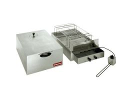 Elektrische rookkamer voor voeding, 2 verdiepingen (400x600 mm + 340x545mm)