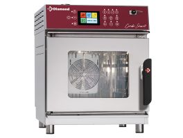 Elektrische oven stoom/convectieoven, 4x GN2/3 Touch Screen  + Auto-Cleaning