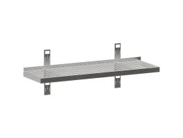 Geperforeerd wandrek met 2 steunen en 2 rails