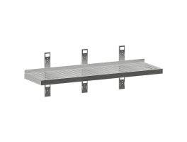 Geperforeerd wandrek met 3 steunen en 3 rails