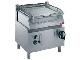 Kantelbare kookketel 60 liter op gas, kuip in ‘’Duomat’’ , op kast