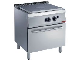 Fornuis doorkookplaat, gasoven GN 2/1